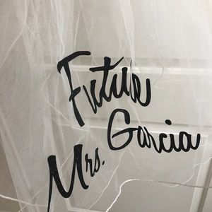 Future Mrs  bridal veil for bachelorette